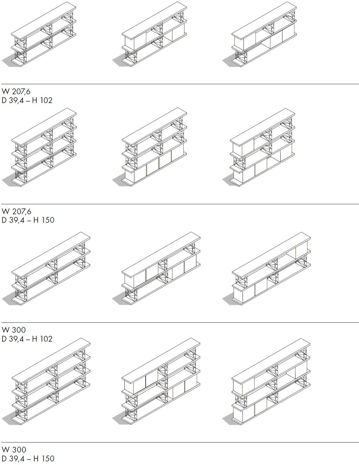 Sinetica Модульный офисный книжный шкаф sun-id-1358093 - Вид №18