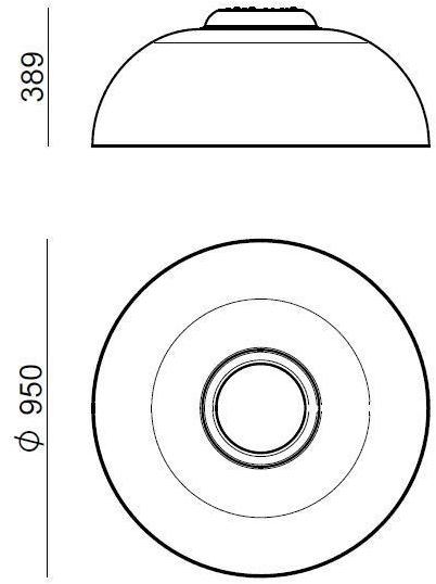 Stilnovo Led потолочный светильник в pmma Demì sun-id-1502850 - Вид №2