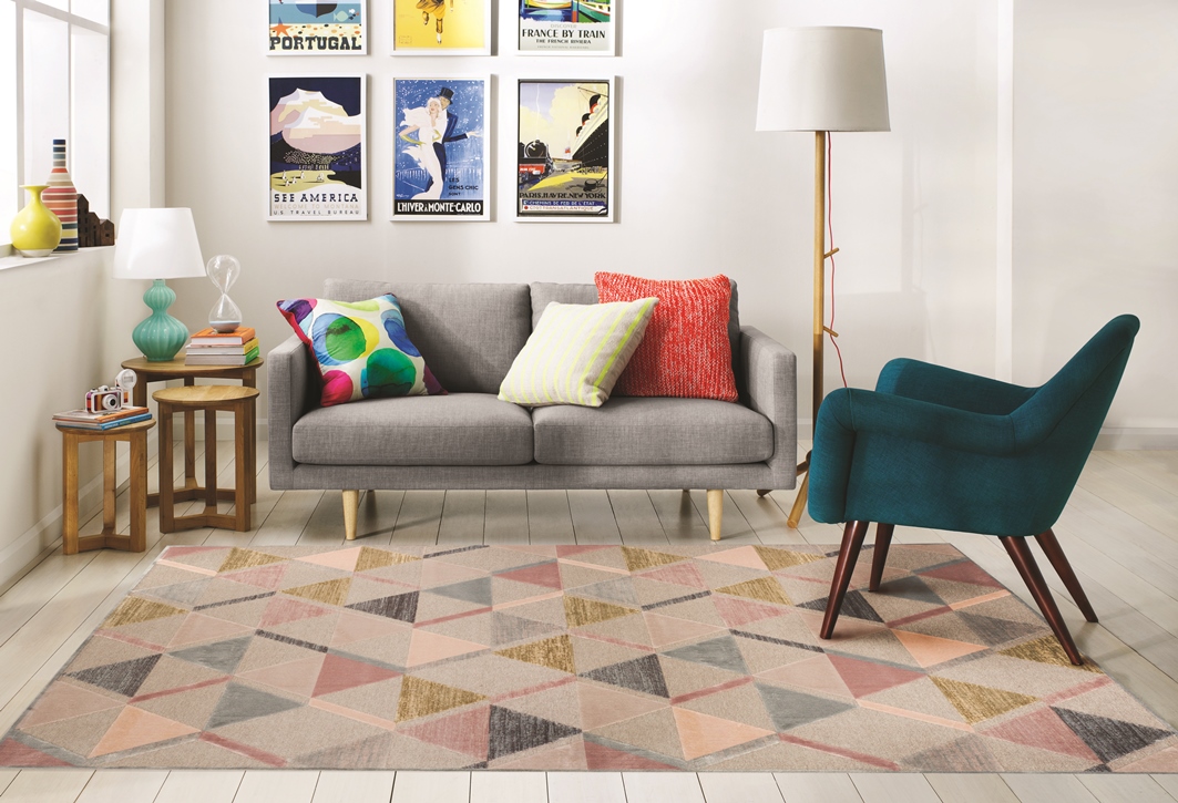 COLORISTICA ORIGAMI Col.474210 160x230 Бельгийский ковер Бежевый  - Вид №1