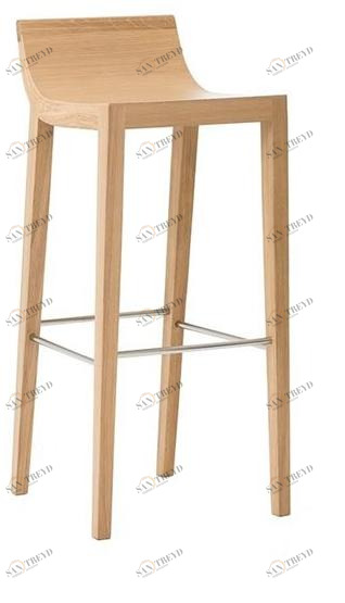 Andreu World Высокий деревянный табурет Rdl Bq7296