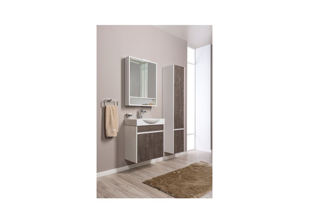 Тумба под раковину Aquanet Коста 65 белый/дуб антик sun-id-275371 - Вид №5