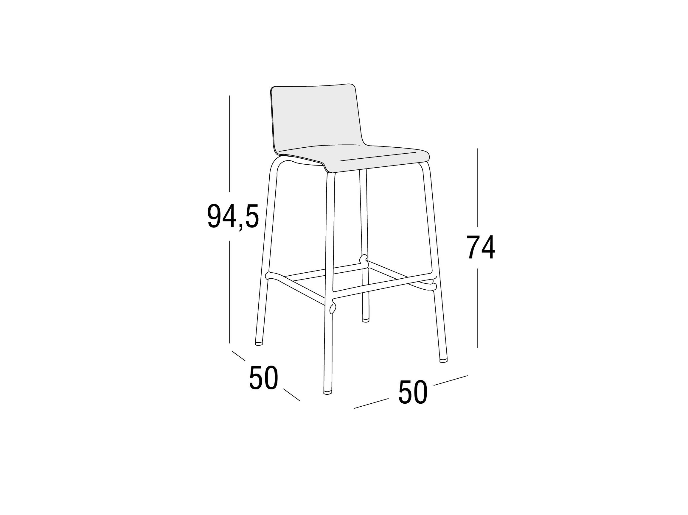 Стул с подставкой для ног Roberti Samba Rio ARCH-00047974 - Вид №2