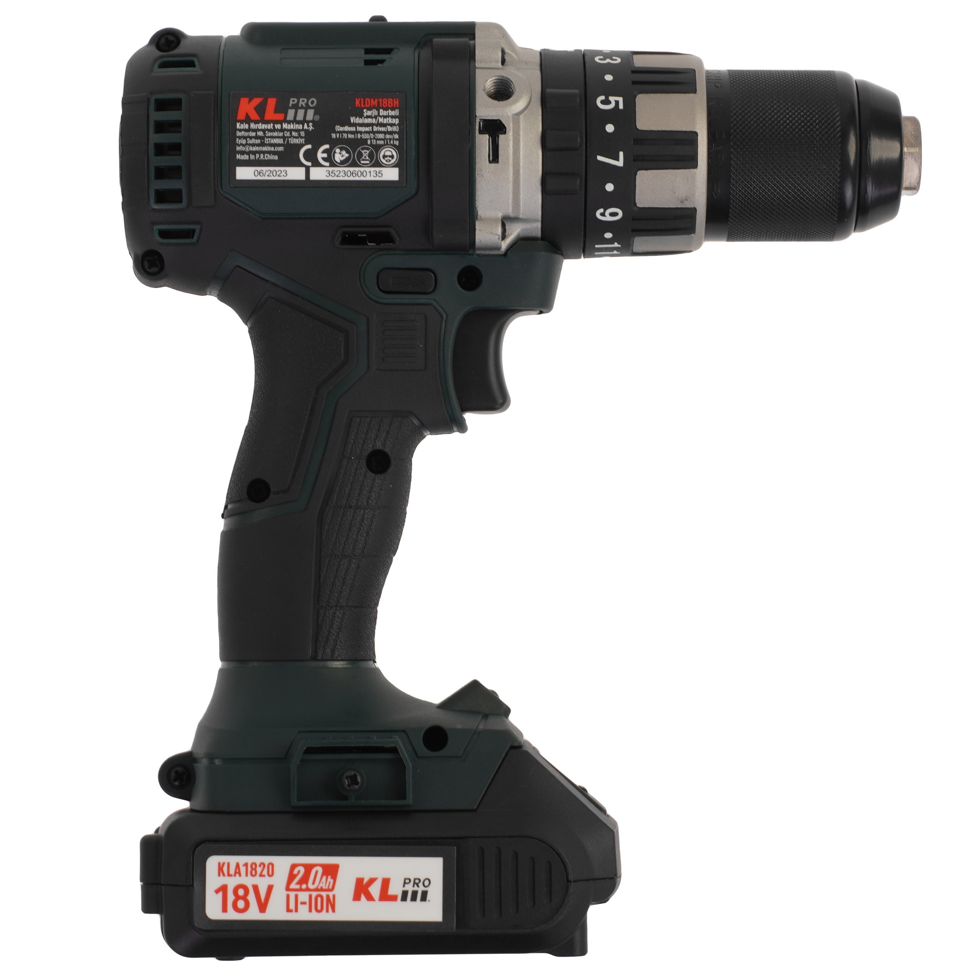 Дрель-шуруповерт KLPRO KLDM18BH-20 9154000 STDN-0086700 - Вид №2