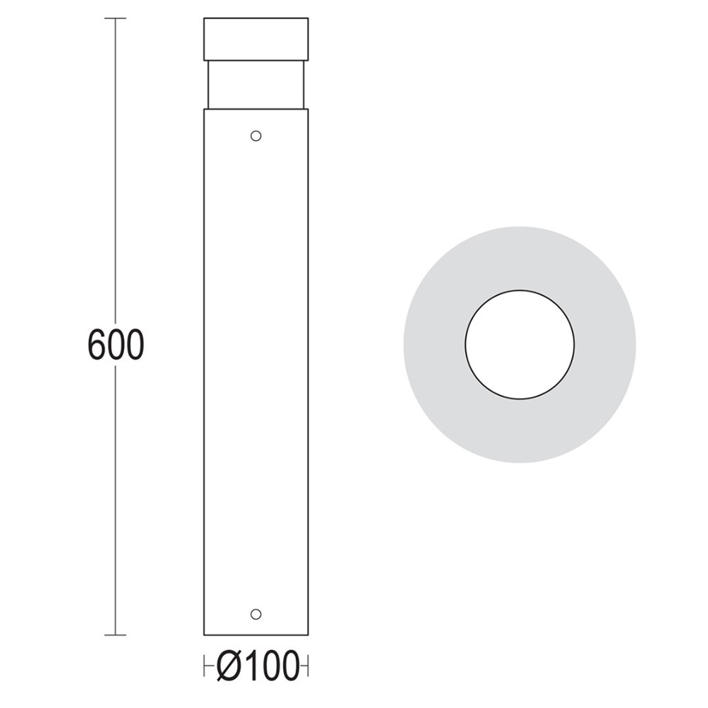 Tondo 600 Ghidini Tondo .05 Темно-Cерый (Матовый) - Вид №1