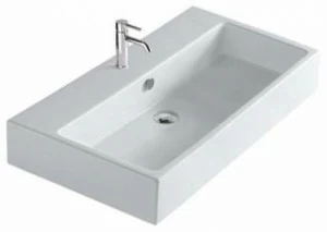 Подвесная раковина настенная овальная Galassia PLUS DESIGN белая