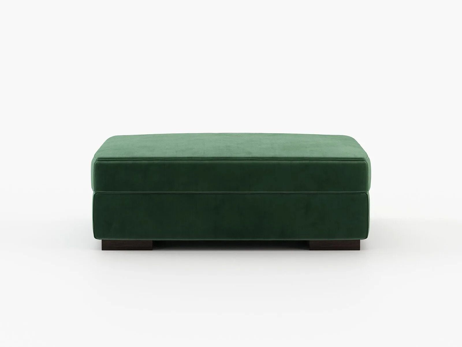 Прямоугольный пуф из ткани Laskasas серый ARCH-00105159 - Вид №4