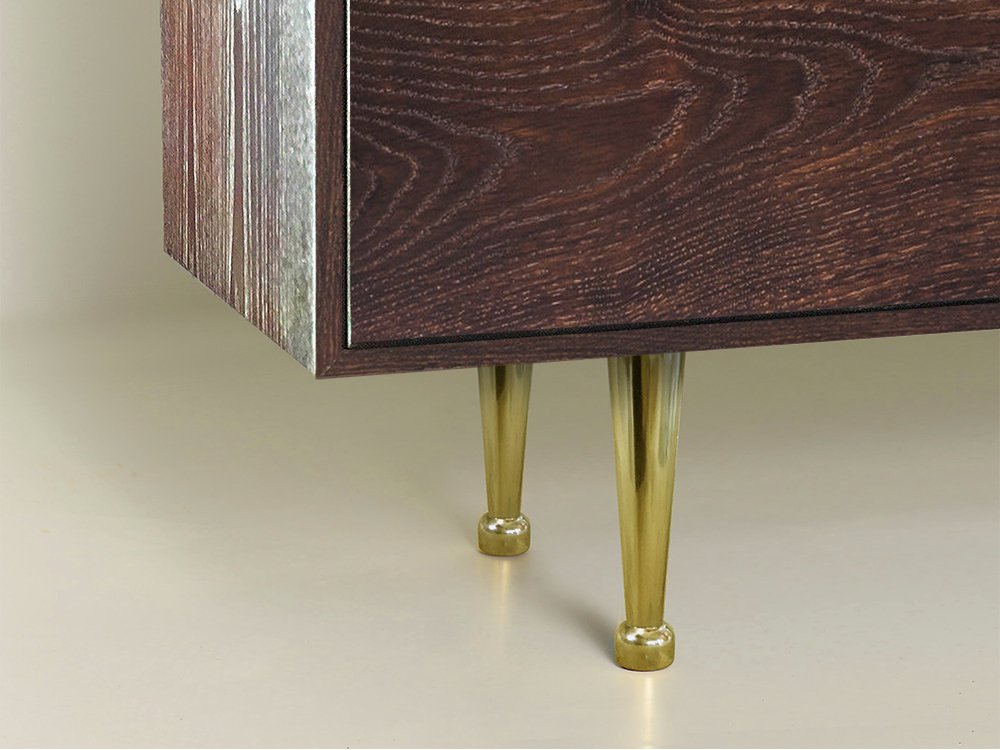 Комод на ножках с 3 ящиками ясень кофейный Bullwood ACWD BULLWOOD 00-3981913 Коричневый  - Вид №2