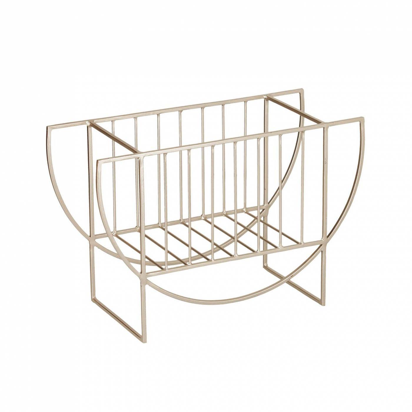 090979 Журнальная стойка золотая La Forma Aubrey 