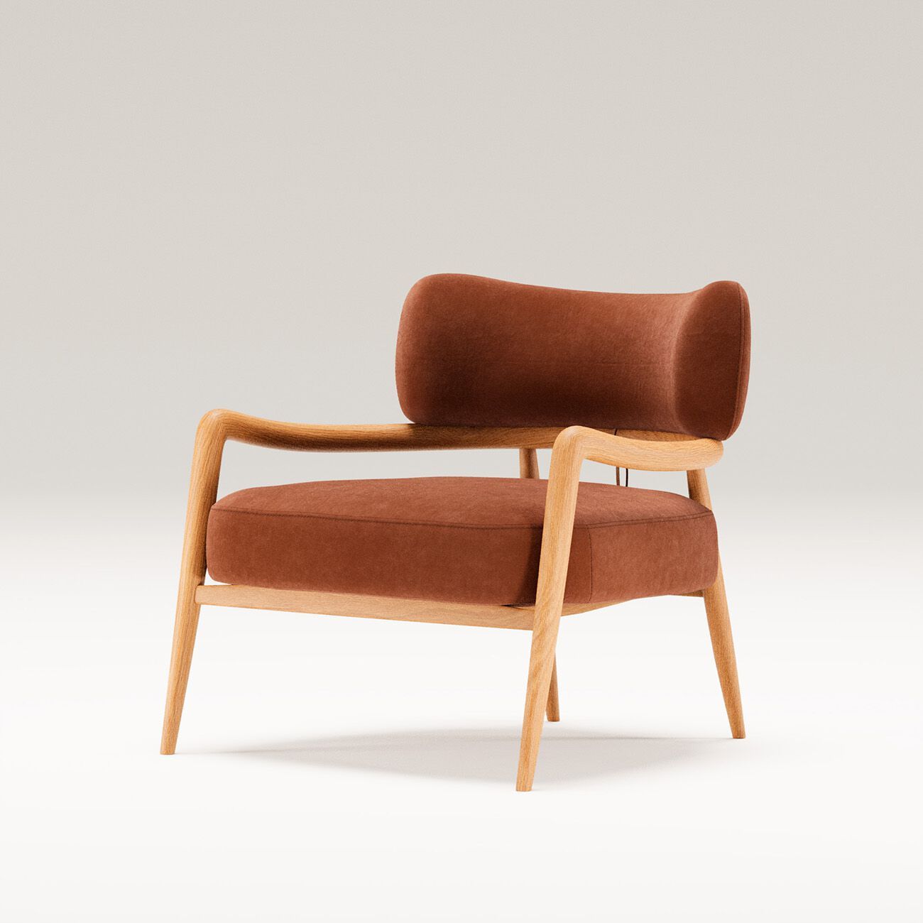 Кожаное кресло с подлокотниками Wewood BOTERO ARCH-00023747 - Вид №5