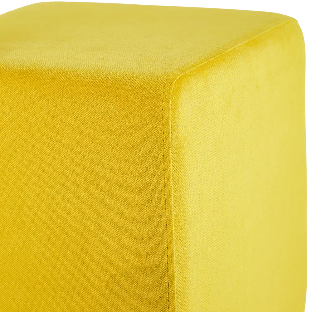 Банкетка домашняя Seasons 35x35x41 см цвет желтый 84508137 STLM-2077643  - Вид №1