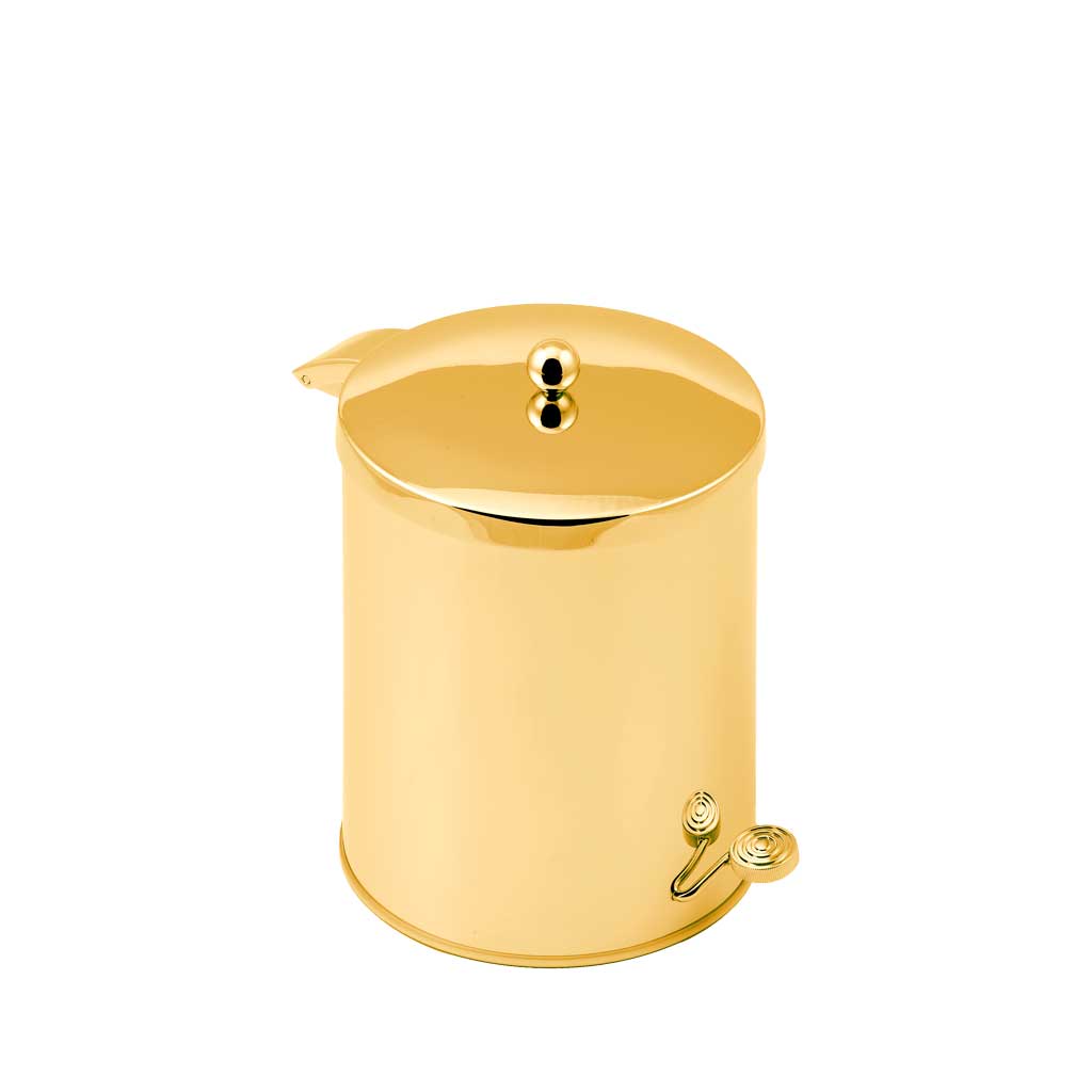 FS01-677 FS01-677 Корзина для педалей, простая крышка БИН Cristal & Bronze BINS  - Вид №2