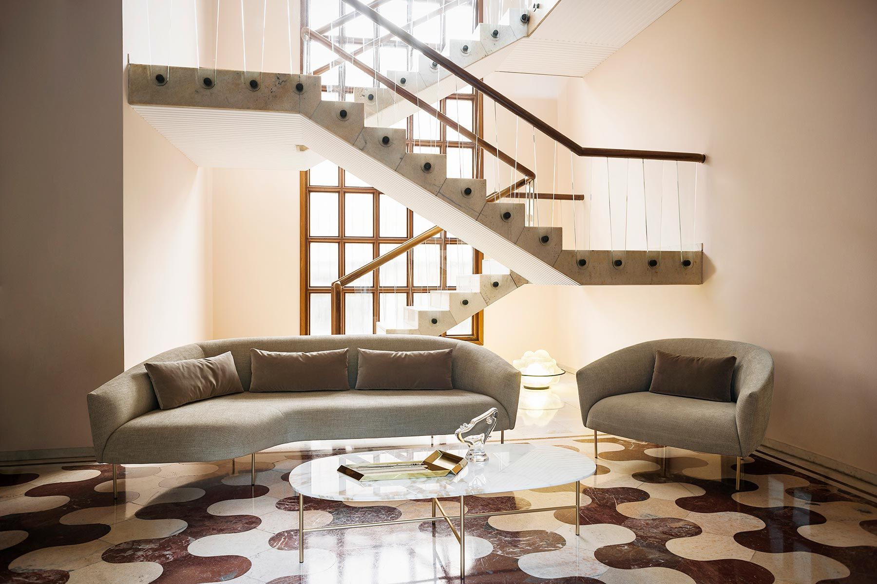 Ткань диван Tacchini Рим ARCH-00052174 - Вид №9