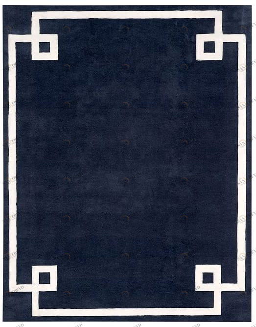 Ковер Navy Bordered 300х400 DOLLY CAPRETS ДИЗАЙНЕРСКИЕ 119798 Синий;белый 