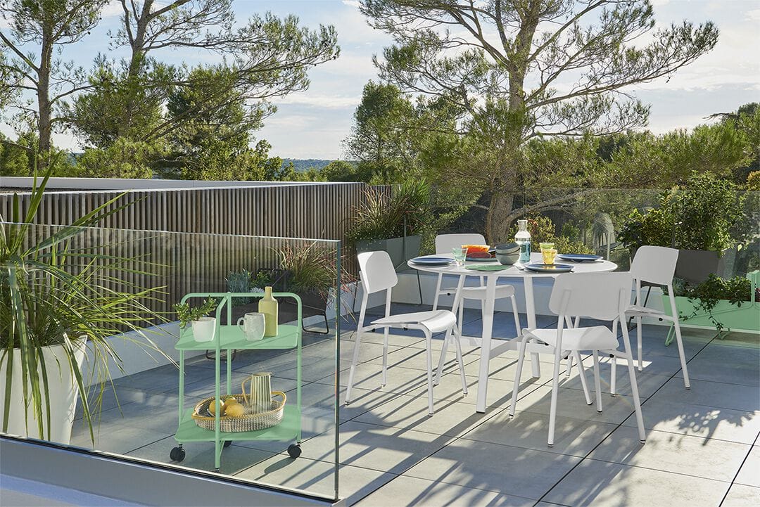 Штабелируемый алюминиевый стул Fermob Studie ARCH-00111829 - Вид №9