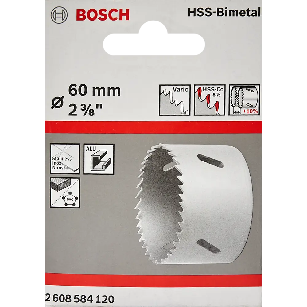Коронка по стали биметаллическая Bosch 2608584120 60 мм 82857506 STLM-2019767 BOSCH PROFESSIONAL  - Вид №2