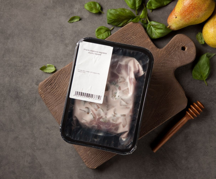 9329 Утка в сливочно-медовом соусе с грушей Вкусляндия  - Вид №3