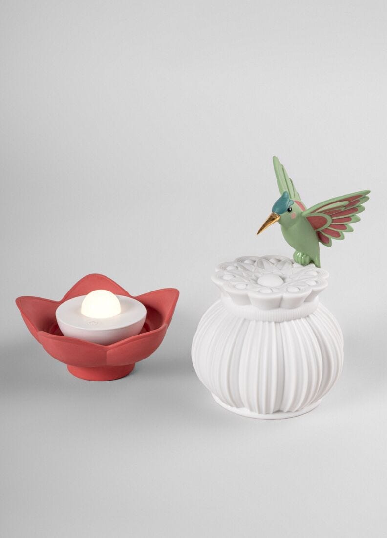 Настольная лампа с батарейным питанием в Китае Lladró UTOPICAL LITOFANIA ARCH-00129153 - Вид №1