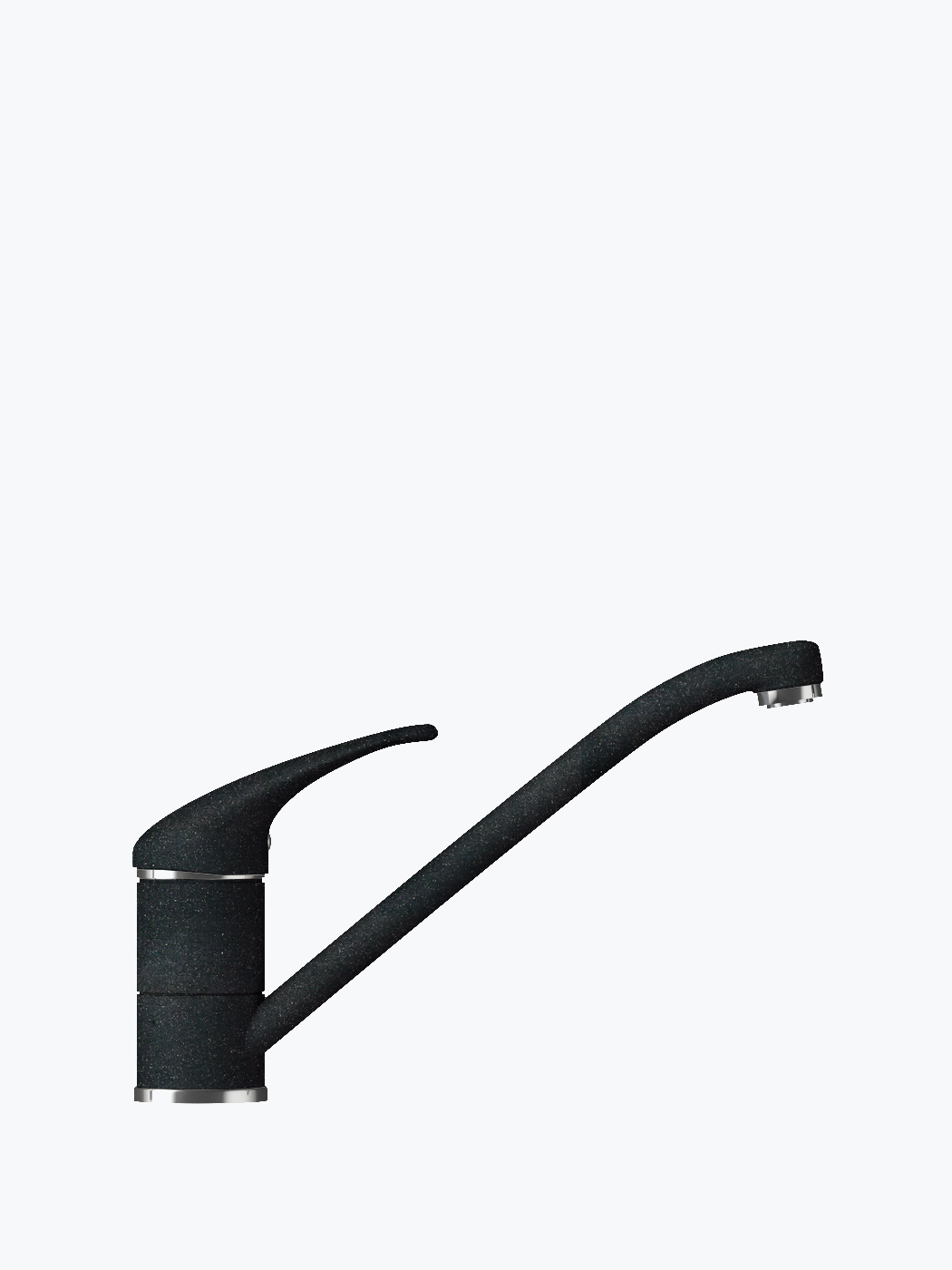 726323 Смеситель кухонный "Низкий" в тон мойки Polygran 