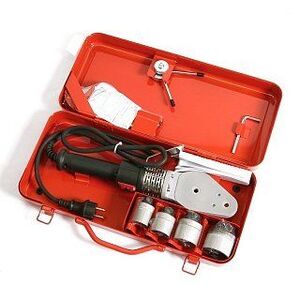 Комплект SM41M - сварочный аппарат плоский для насадок 16 - 75 FV-PLAST 850W,  ручная регулировка