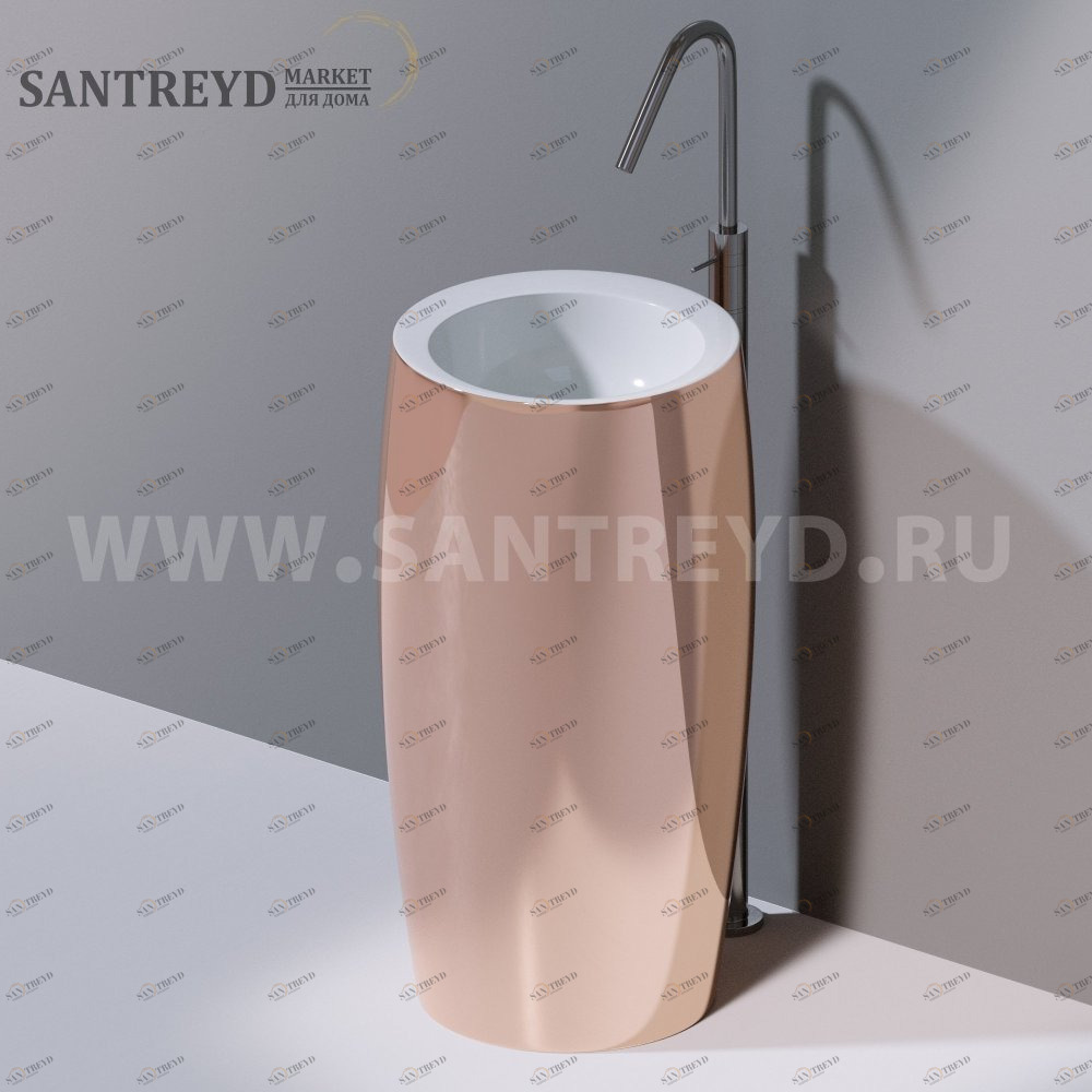 L100T0R0VT.257 Напольная раковина стоящая круглая A. e T. Italia SPOT AeT ITALIA TOTEM