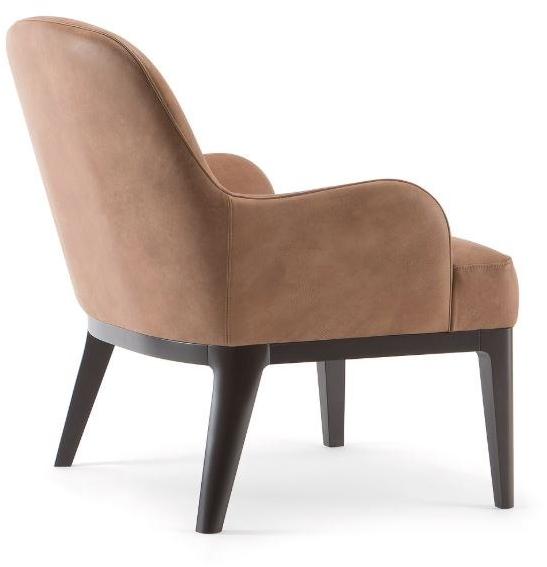 Tirolo Кожаное кресло с подлокотниками Lotus 063 p - Вид №2