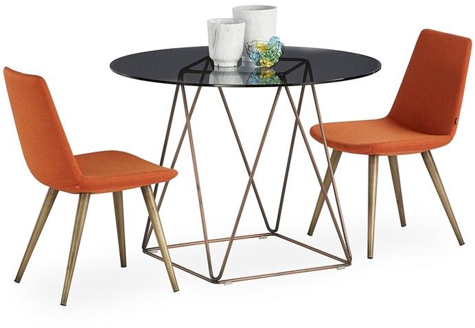 B&T Design Круглый стеклянный стол sun-id-1502895 - Вид №1