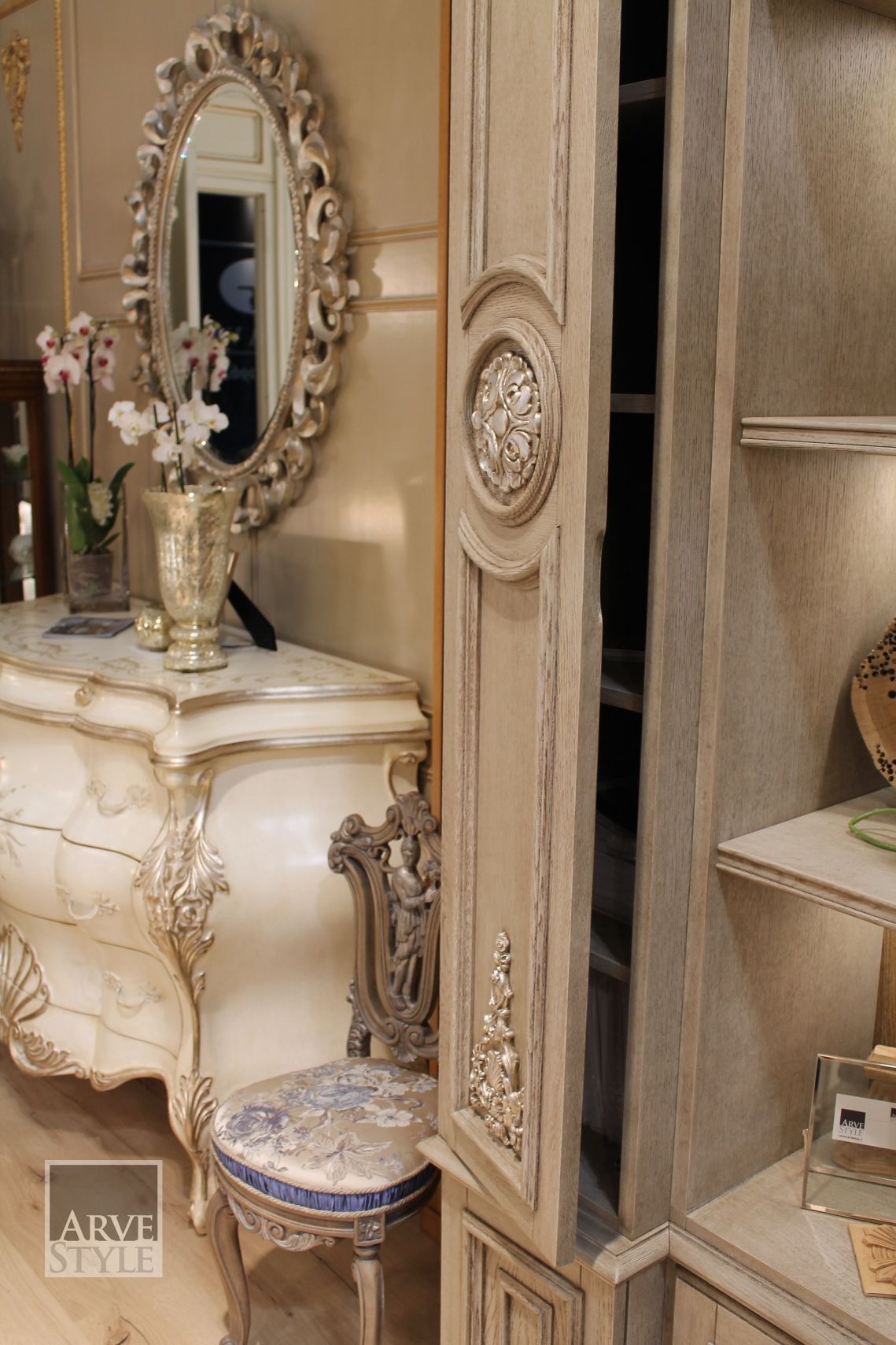 Деревянный настенный книжный шкаф с освещением Arvestyle Giulio ARCH-00117678 - Вид №26