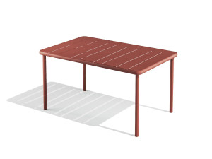 Прямоугольный стальной стол с порошковым покрытием