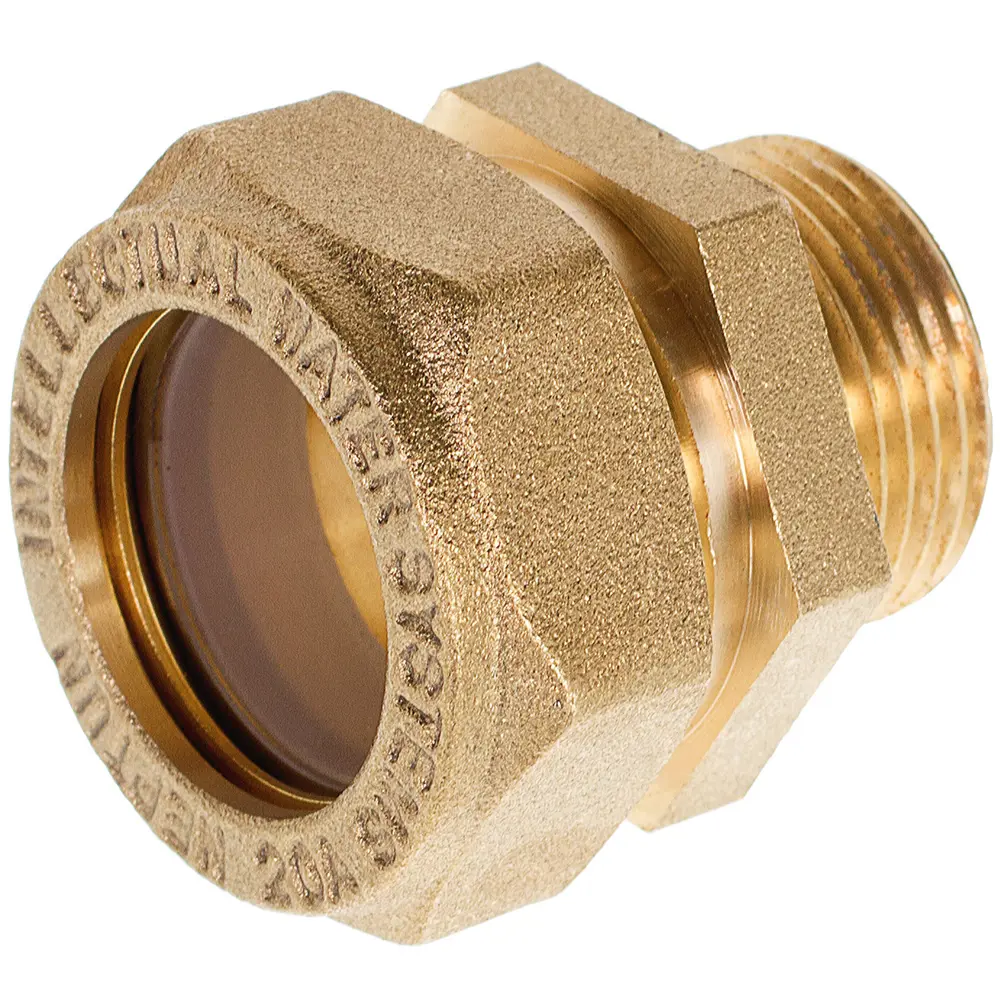 Муфта Neptun IWS обжимная наружняя резьба 20х3/4" мм латунь STLM-2028111