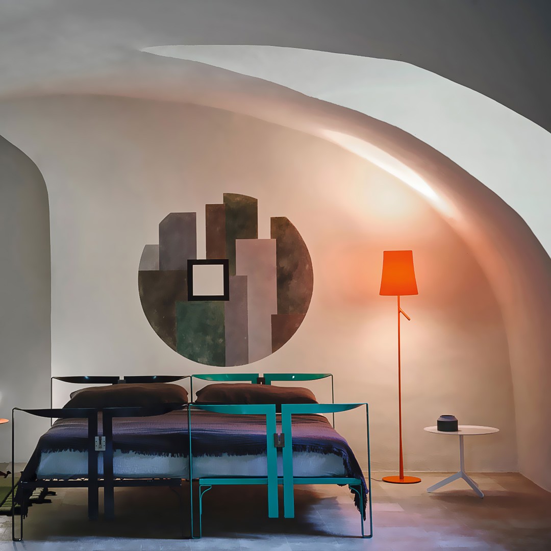 Foscarini 221004 53 BIRDIE торшер оранжевый 88994 - Вид №4