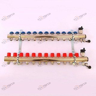 Колл. группа EMMETI TOPWAY 1"xМ 24 х19 12 выходов с термостатическими вентилями 1298700