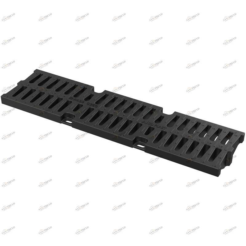 Pешетка для дренажного канала AVZ104, композитная B125 ALCAPLAST AVZR402
