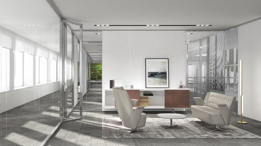 ESTEL GROUP Мобильная перегородка из закаленного стекла для офиса sun-id-1464530 - Вид №7