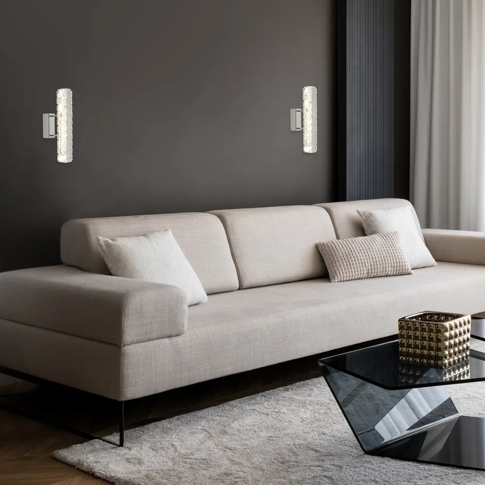 Бра настенное светодиодное Escada Brilliance хром/хрусталь 89438456 STLM-1571993 - Вид №7
