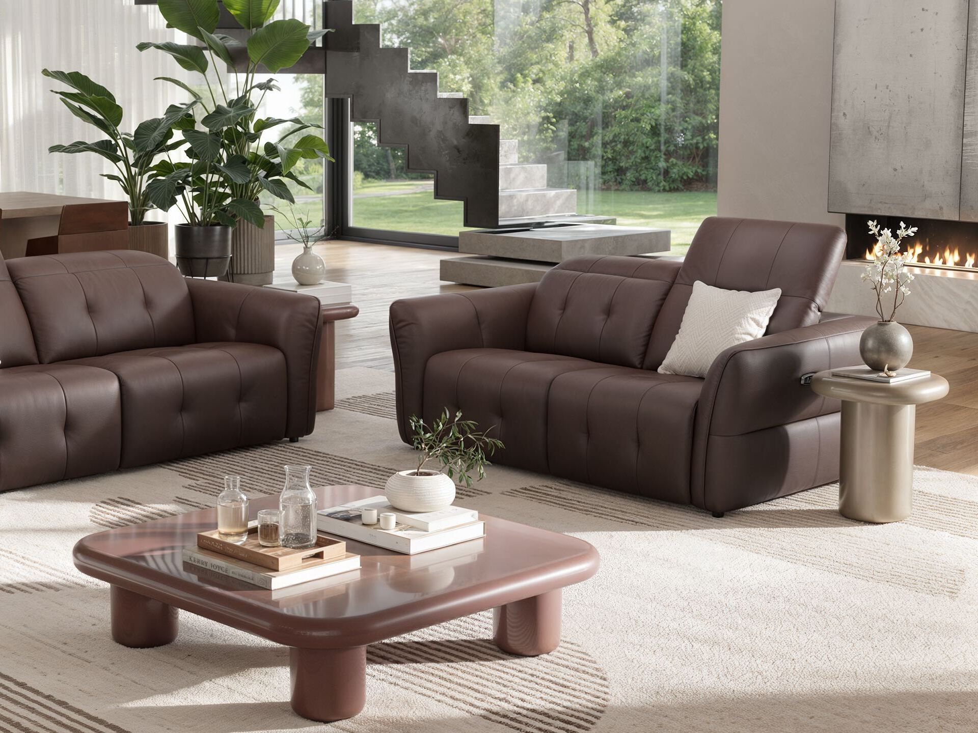 2-местный кожаный диван Sofanella Maranello ARCH-00076263