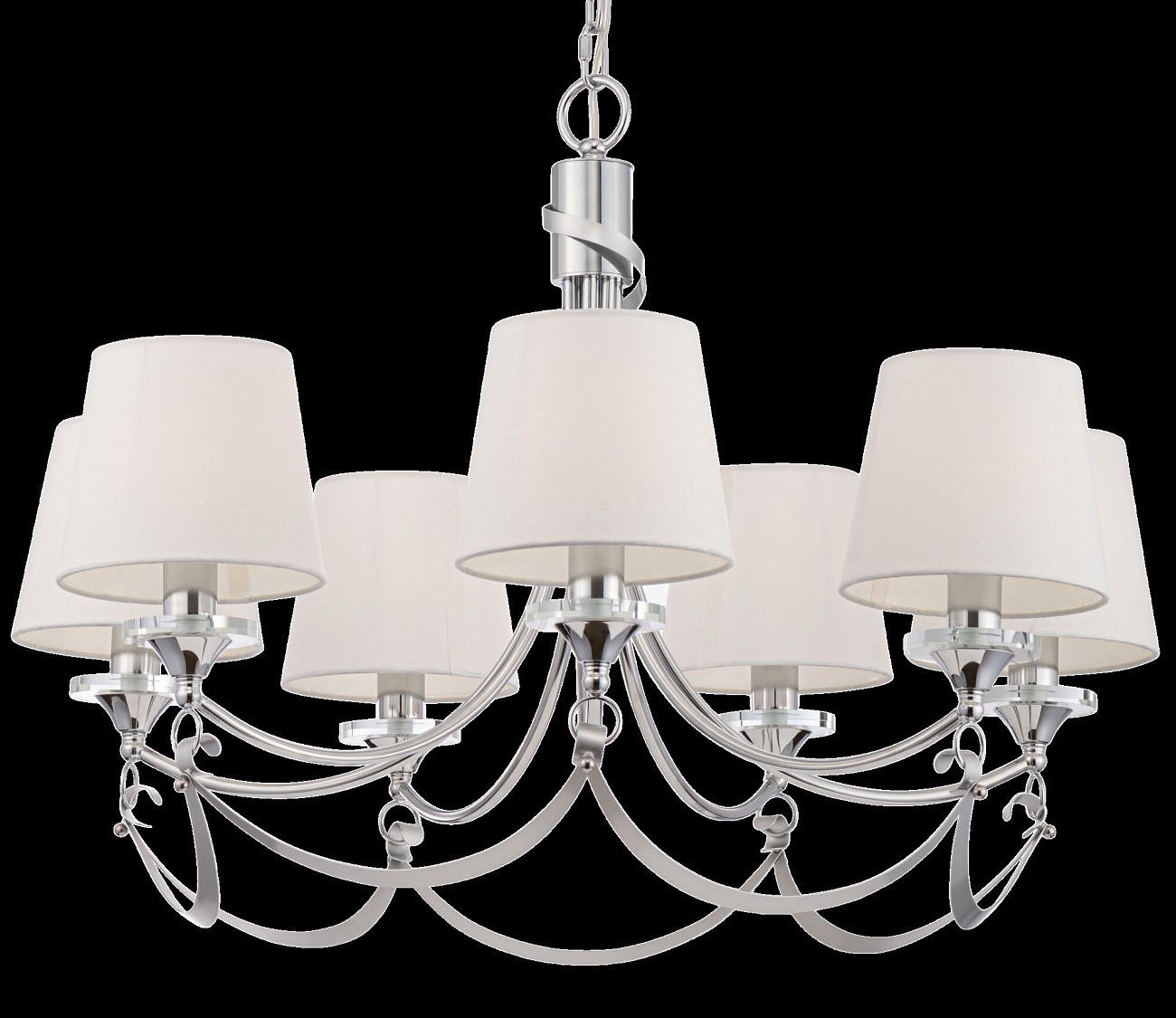 Люстра подвесная белая Ariana 07CH FREYA ДИЗАЙНЕРСКИЕ, MODERN 00-3956365 Белый  - Вид №7