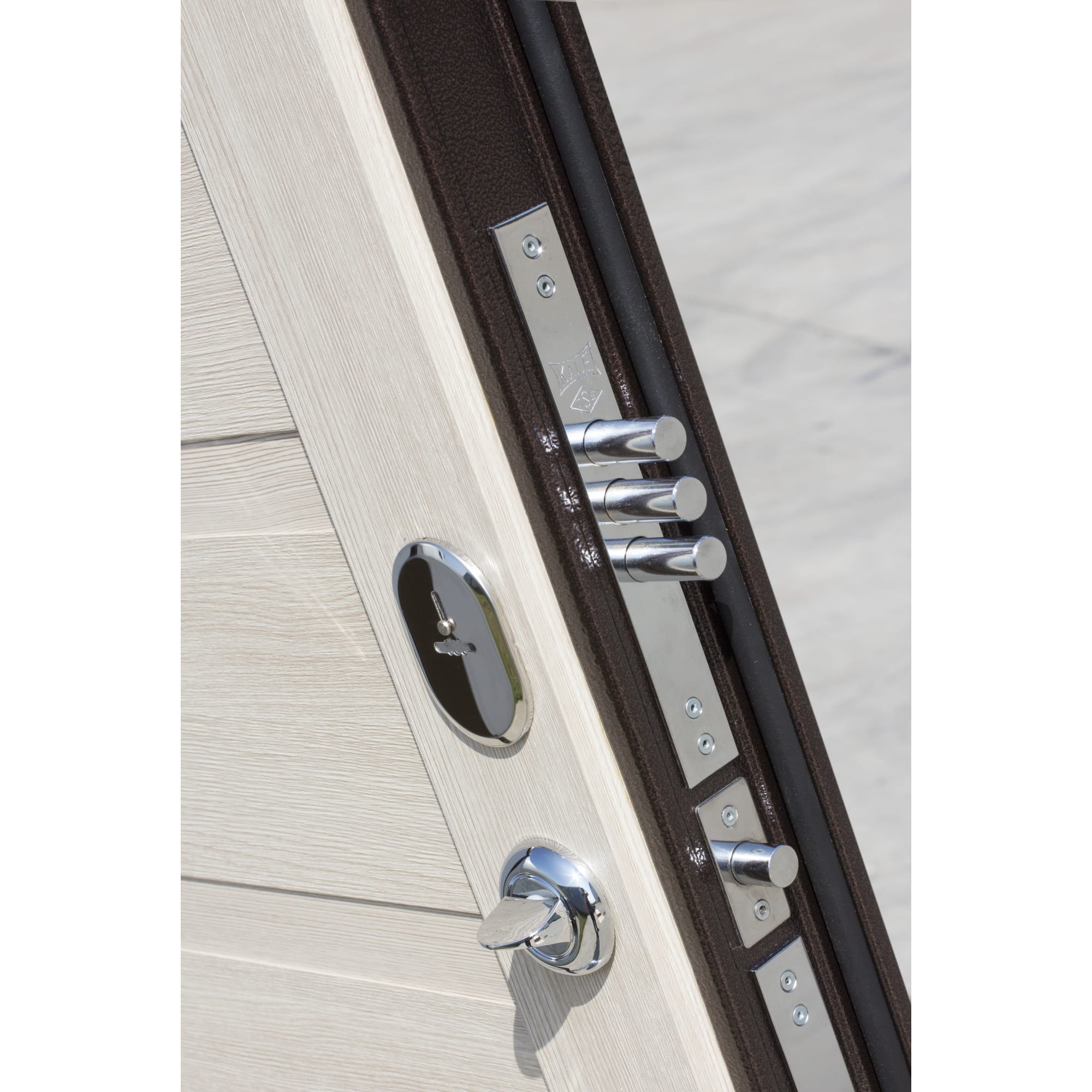 82120560 Дверь входная металлическая Ницца, 960 мм, правая, цвет ларче Santreyd  - Вид №2