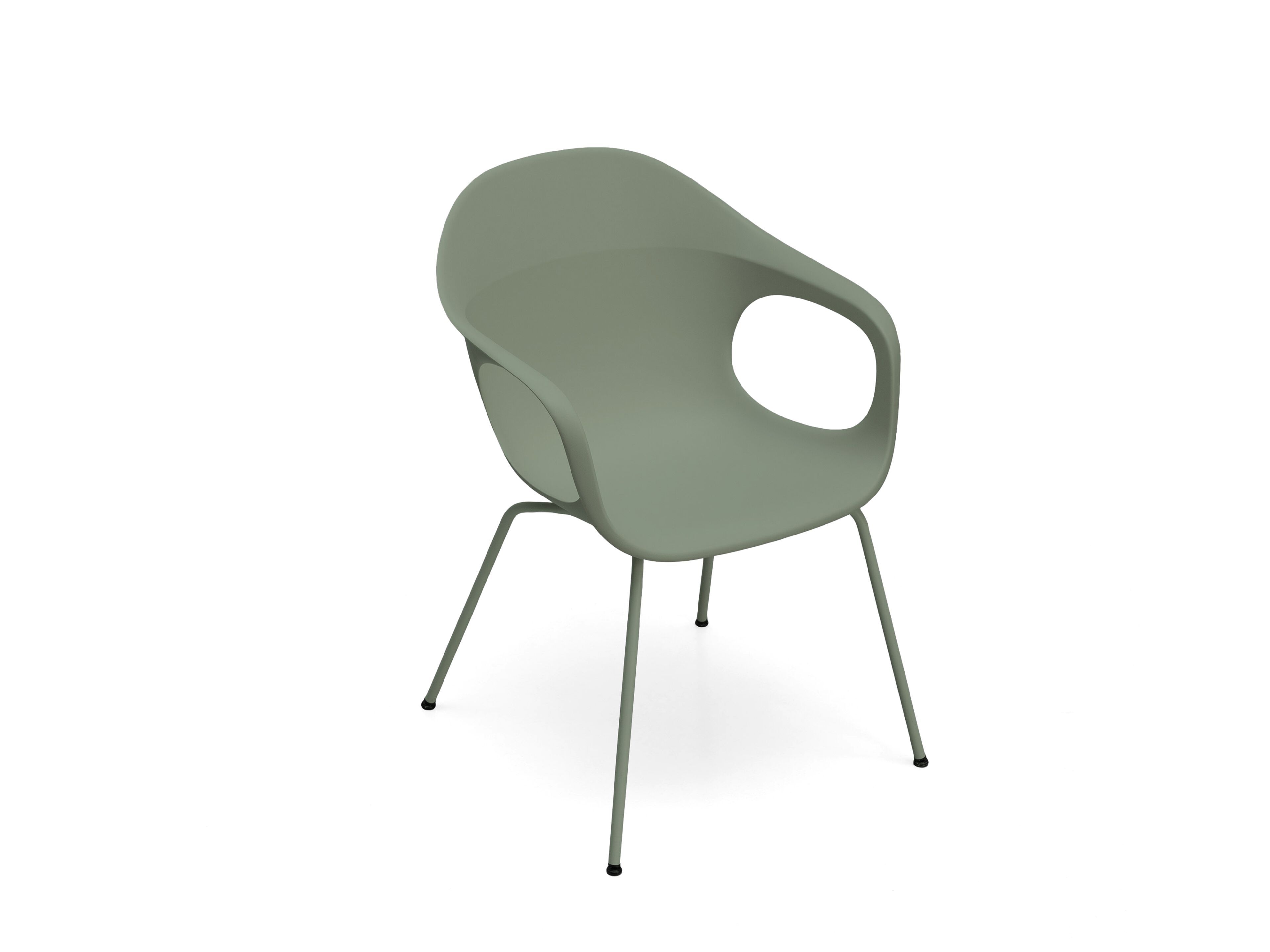 Рециркулированный пластиковый стул с подлокотниками Kristalia Elephantino ARCH-00016447 - Вид №6