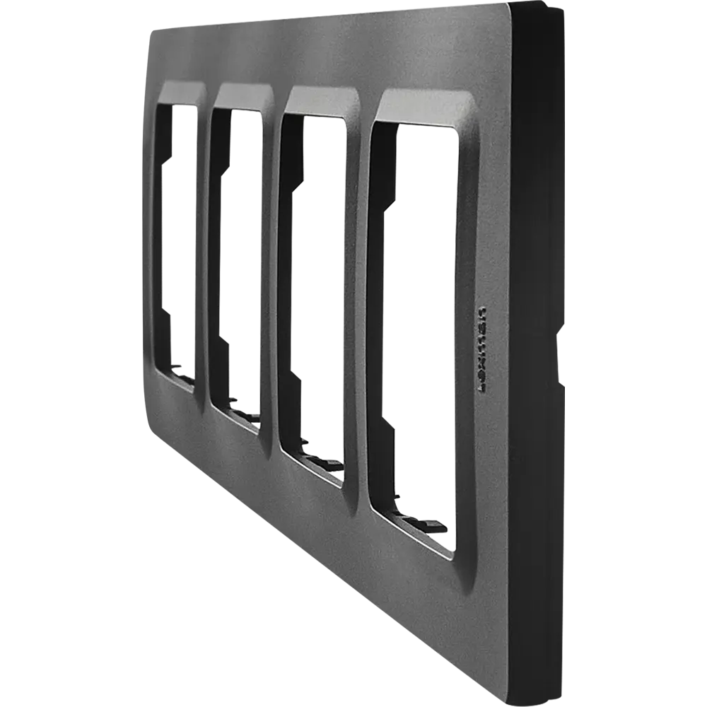 LEXMAN LILIAN — Универсальная рамка для розеток 4 поста, антрацит 86761659 STLM-0071371 - Вид №2