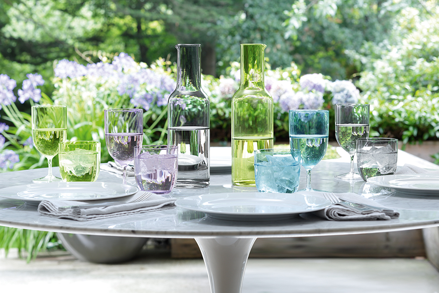 Набор из 2 бокалов для воды и вина Hint 400 мл фиолетовый LSA International G93914325A - Вид №2