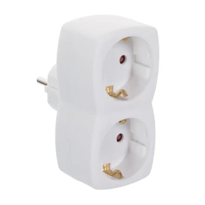 Адаптер Electraline 2 розетки с заземлением, 16 A 16813444 STLM-2119423