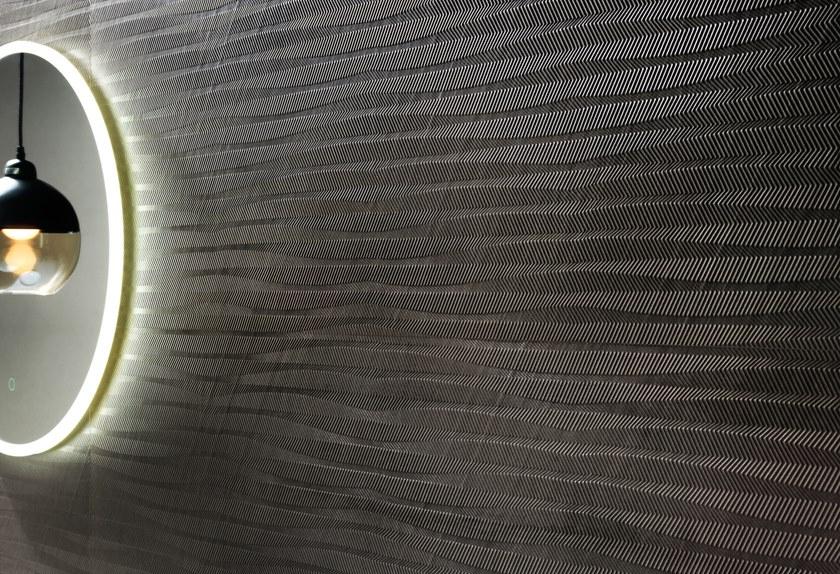 Белая плитка для стен с эффектом металла Metaline wall Santreyd sun-id-1411857 - Вид №4