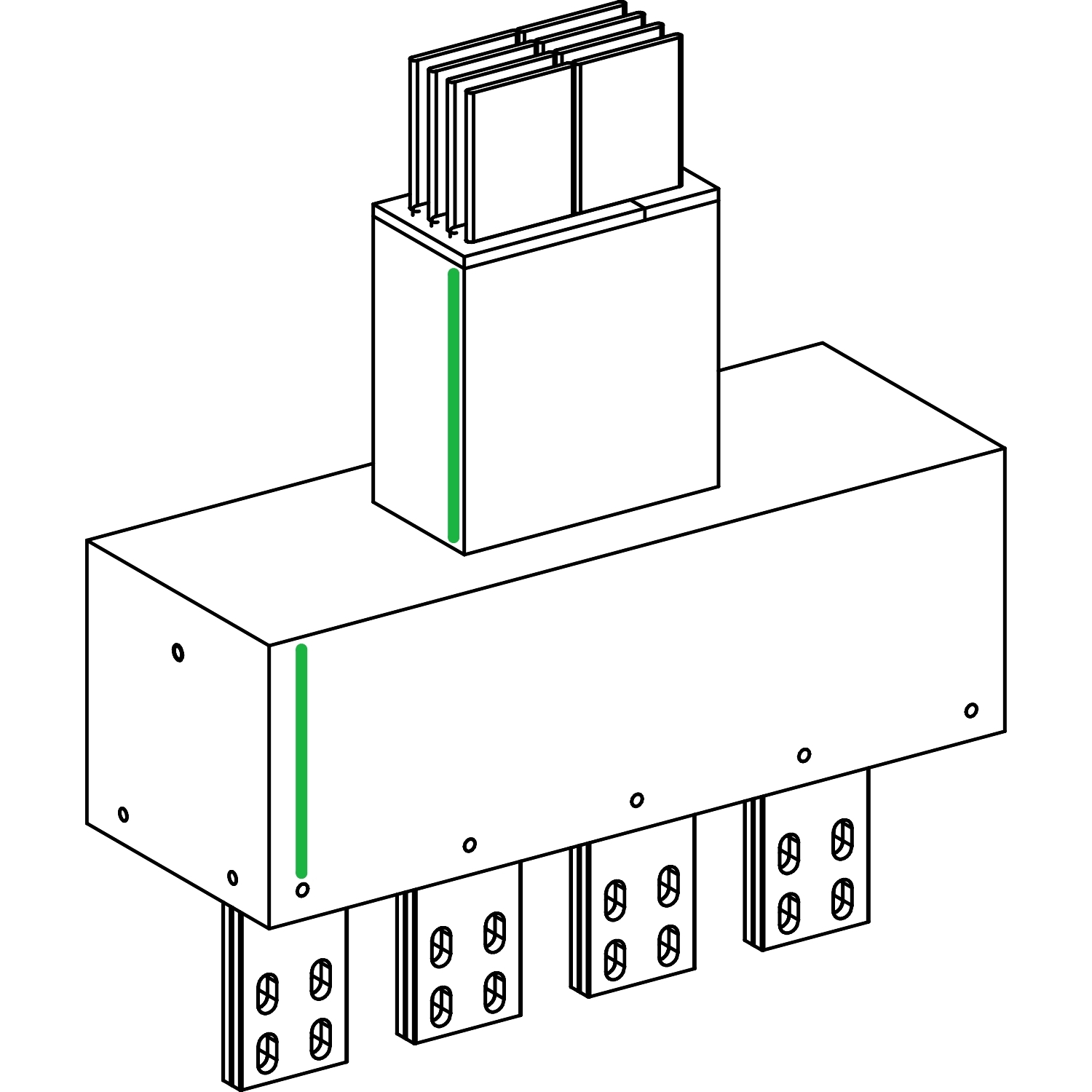 KRC1000ER37 СЕКЦИЯ ВВОДНАЯ ПРЯМАЯ Schneider Electric Canalis 