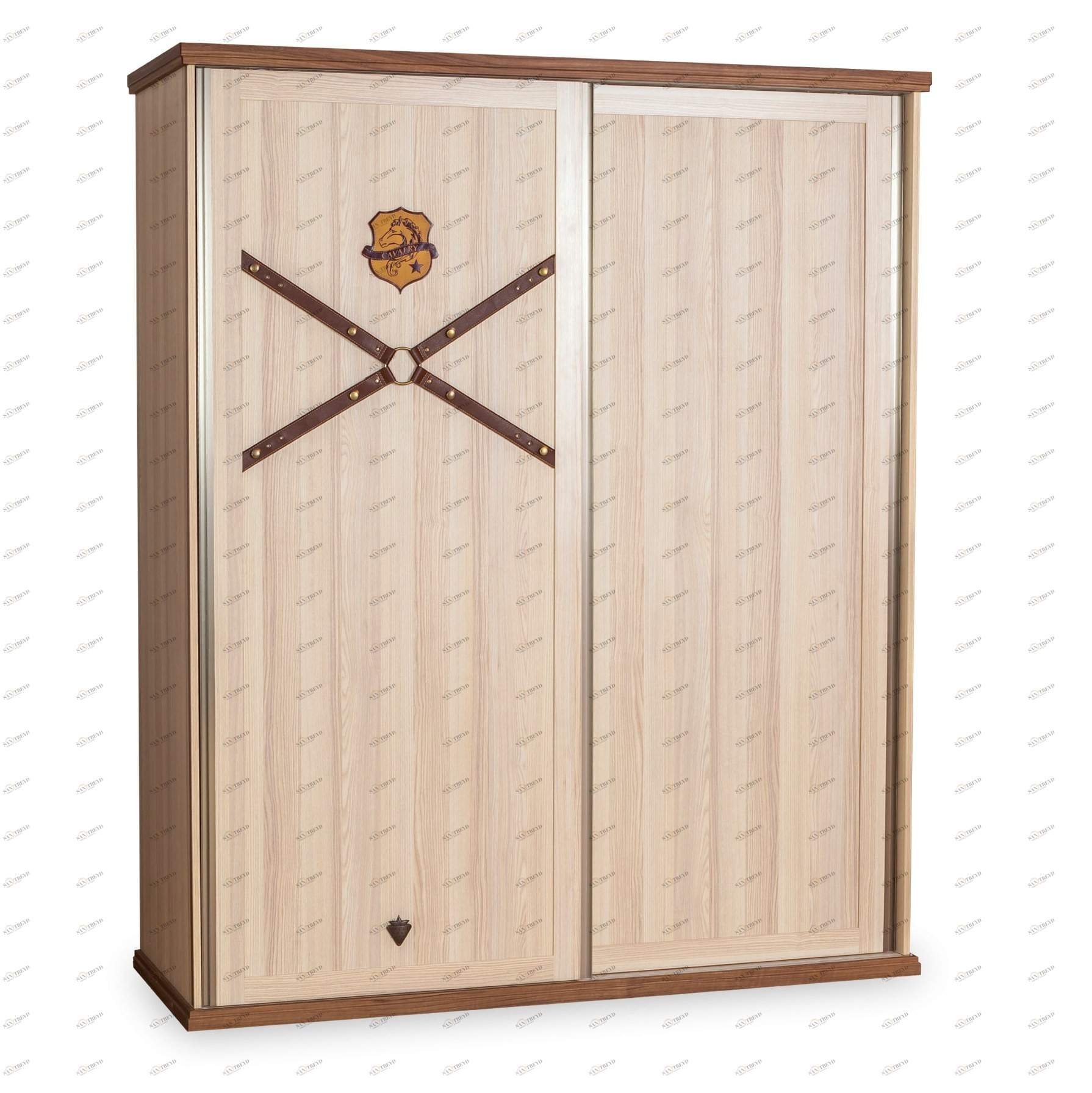 Шкаф-купе двухдверный светлый орех Royal CILEK ROYAL 00-3832630 Бежевый Santreyd