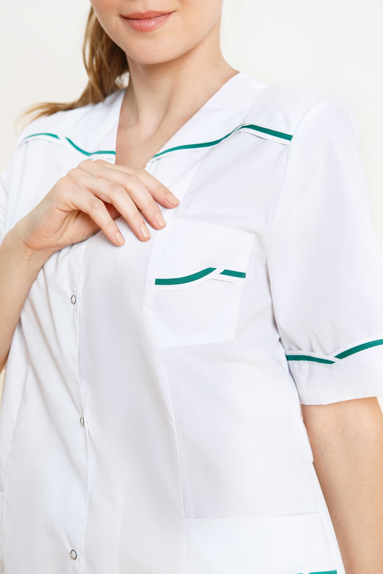 64741 Халат "Силуэт" женский  Медицинская одежда  размер 44/170-176 Спецодежда  - Вид №6