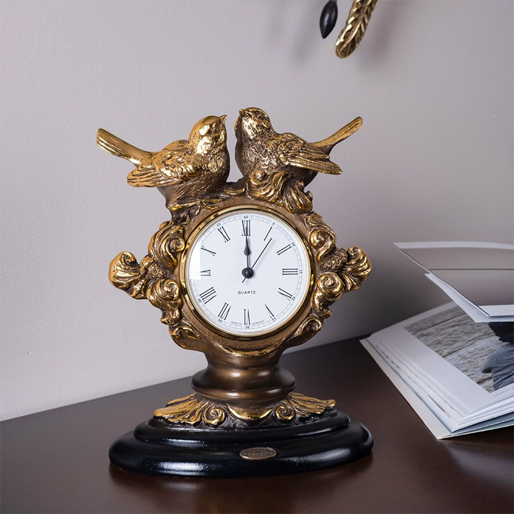 43012 Часы настольные Нежность Бронза BOGACHO 4627163961656 - Вид №2