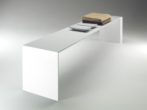 Алюминиевая электрическая скамья полотенцесушитель