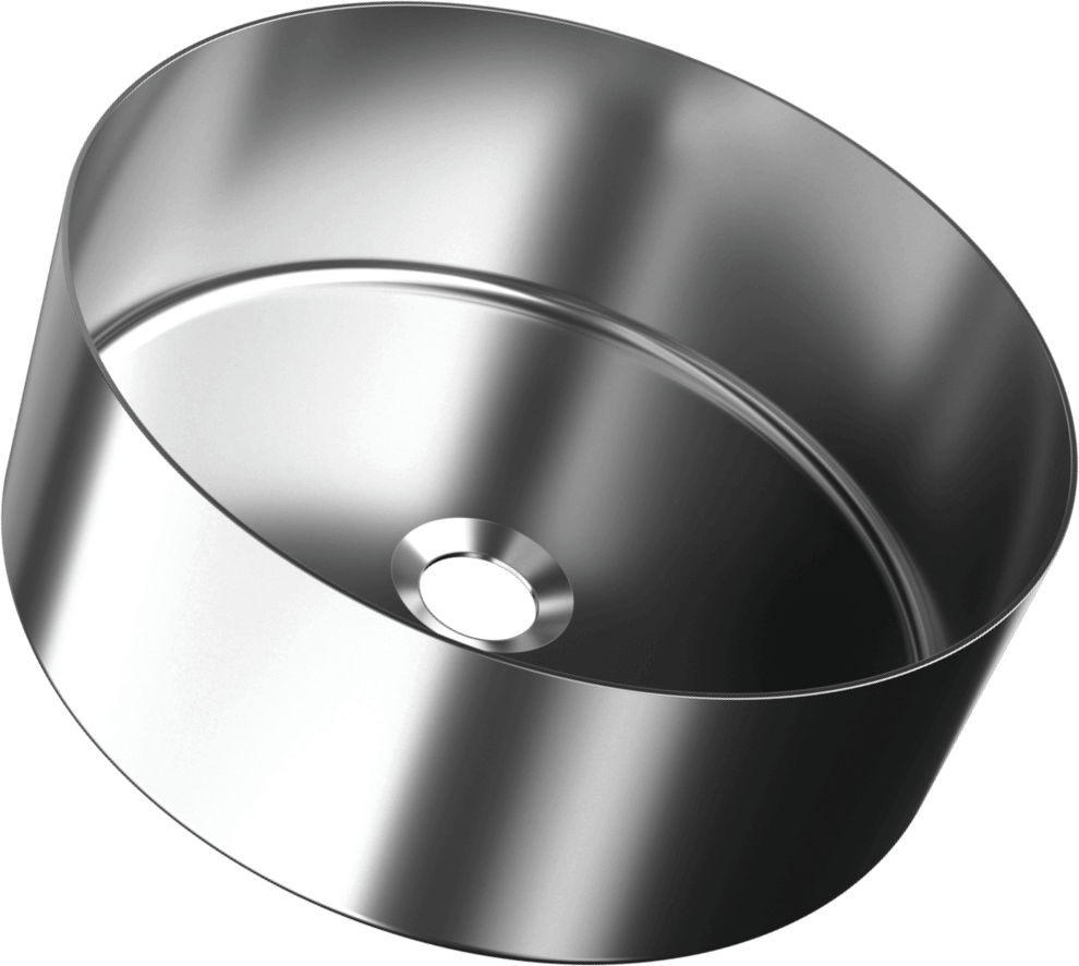 V515-S Круглая раковина из нержавеющей стали Ø38см