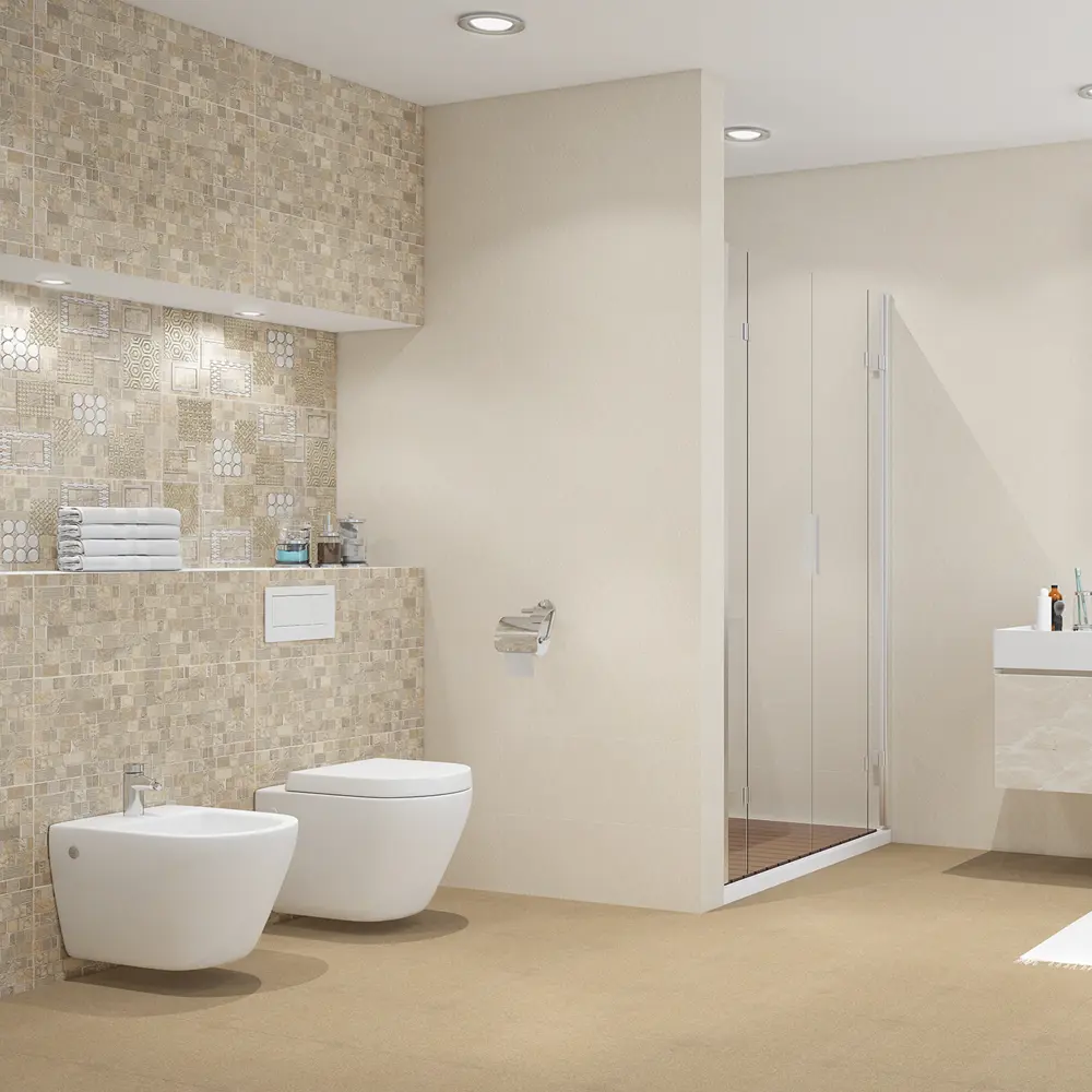 Плитка напольная Commesso 33.3x33.3 см 1.33 м² цвет бежевый 82826327 STLM-2208196 Santreyd - Вид №3