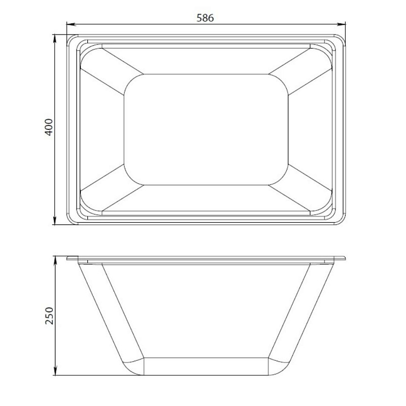 W90A-070-070W-C контейнер с крышкой для ванны шт AM.PM Gem - Вид №2